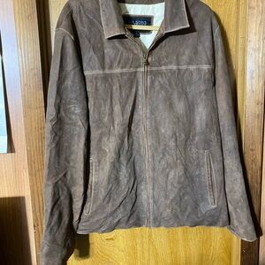 Wilsons Leather Tan Suede Jacket